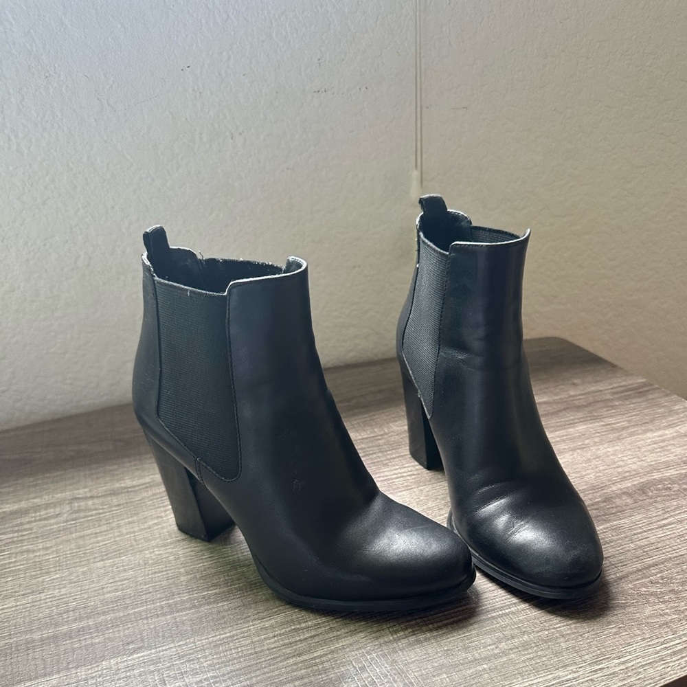 Black Leather Boots
